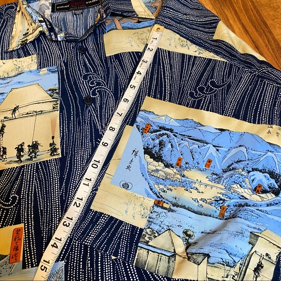 PHAT FARM men’s button down Samurai Japan shirt size 3XL - Picture 8 of 10